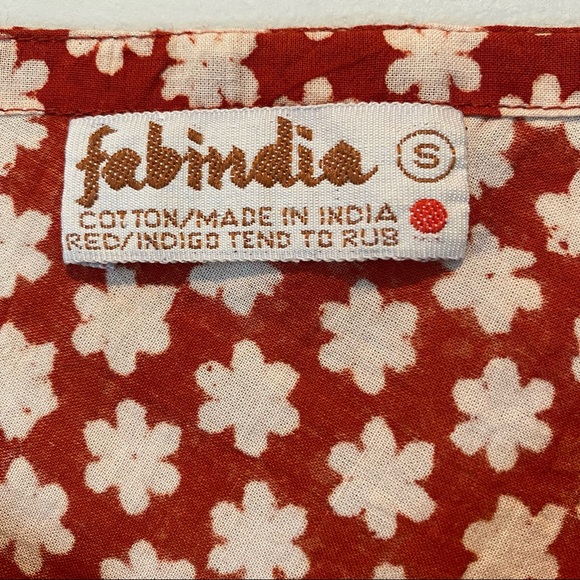 Fabindia Boho style cami red beaded tassels like new! - Picture 4 of 15